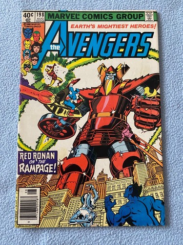 Avengers Vol 1 PICK ISSUE #180 thru #198 (MARVEL) FINE - Picture 11 of 12