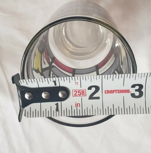 Buntglas Biergläser Schaefer, Falstaff & Black Label Vintage Lot (3) 12oz - Bild 3 von 3