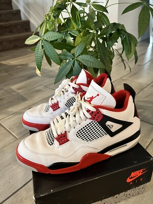 靴 Nike Air Jordan 4 Retro OG Fire Red AIR JORDAN 4 RETRO 'FIRE RED' (2020) | Detailed Review + On