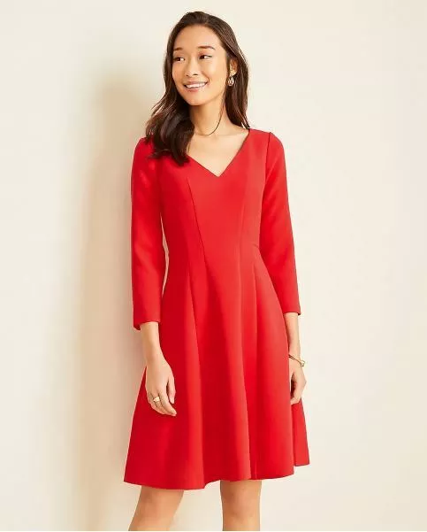 Ann taylor fit hotsell and flare dress