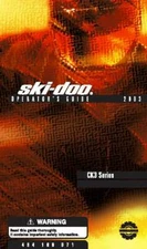 Ski-Doo Owners Manual Book Guide CK3 series 2003 MACH Z TECH PLUS