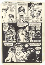 Tales of The Teen Titans #51 pg 22 Original Comic Art by Rich Buckler