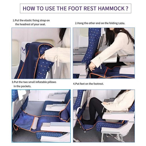 Car Travel Bed Sit A Long Distance Plane To Sleep Foot Bike Baby Travel Hammock - Zdjęcie 5 z 12