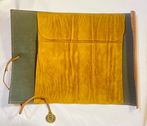 Pencil Cases Leather Creative Retro Luxury Treasure Map Roll Pen Bag Pouch New - Bild 8 von 13