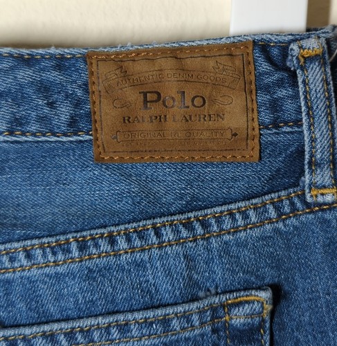 Polo Ralph Lauren Girls Astor Slim Fit Boyfriend Jeans size 14 Pastel Logo - Picture 7 of 8