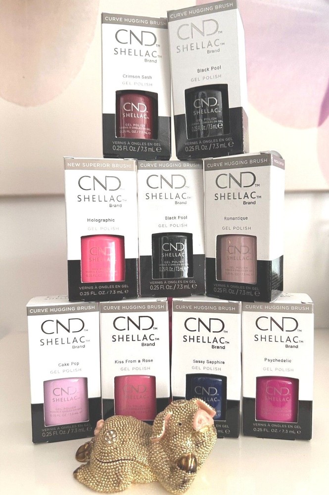 CND Shellac UV/LED Gel Polish 0.25 oz - New UPDATE 2024