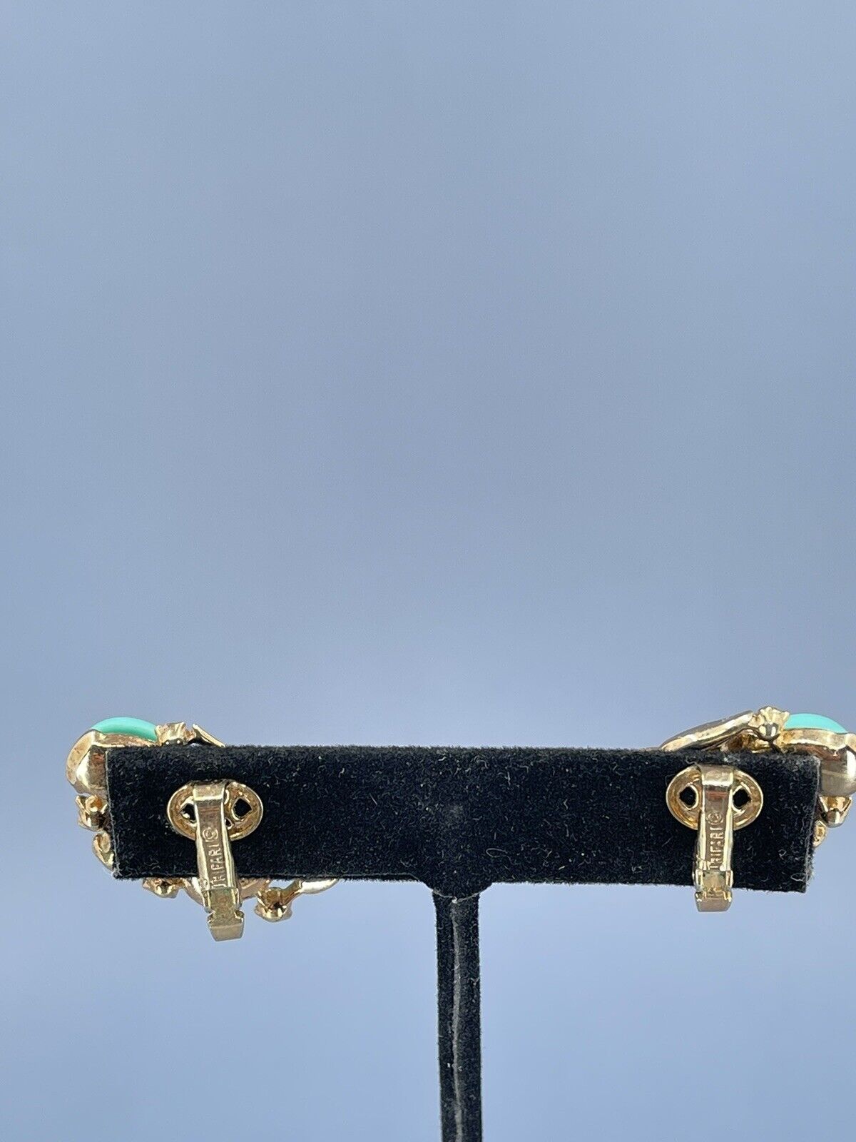 vintage crown trifari necklace earring set pebble… - image 19