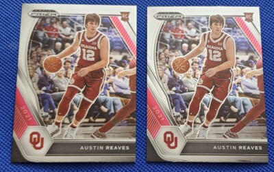 Austin Reaves 2021-22 Prizm Draft Picks Rookie RC Oklahoma Sooners Qty ...