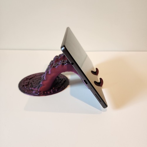 Octopus Tentacle Phone, Tablet, and Book Holder - 3D Printed Aquatic Décor & Fun - Picture 7 of 9