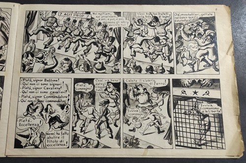 Le Avventure di Pinocchio - Propaganda Anticomunista - Fumetto - 1948 - RARO - Imagen 3 de 8