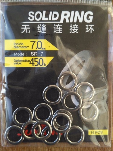 GT-BIO stainless Solid Rings Heavy Duty Strong 95-870 lb/ 16-10 per pack Jig - Picture 9 of 12