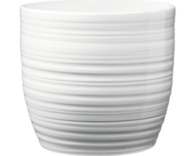 Übertopf Soendgen Bergamo Pure Keramik Ø 21 cm H 20 cm weiß