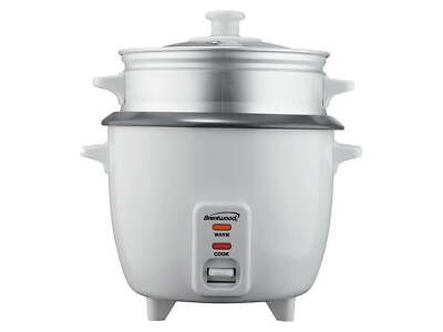 Ts-700S 4-Cup Uncooked/8-Cup Cooked Rice Cooker and Food Steamer (White)