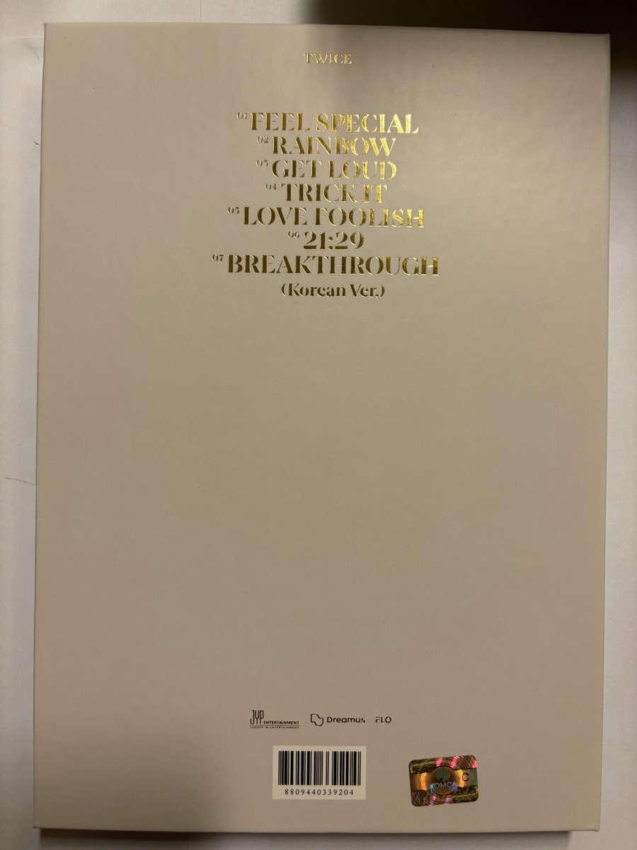 TWICE [Feel Special] All Member Autographed Signed Album Mint | eBay