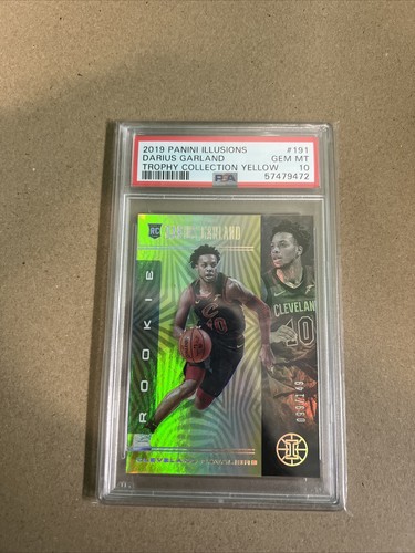 2019 Panini Illusions Darius Garland RC Trophy Collection Yellow /149 Psa 10 i6 - Bild 4 von 6