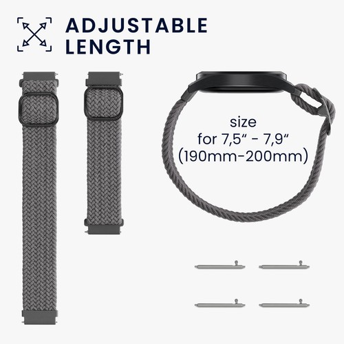 Cinturino per COROS PACE 2 APEX 42mm in nylon con fibbia - Zdjęcie 5 z 8