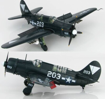 Curtiss SB2C Helldiver, USN VB-87, USS Ticonderoga, Hobby Master 1/72 HA2213