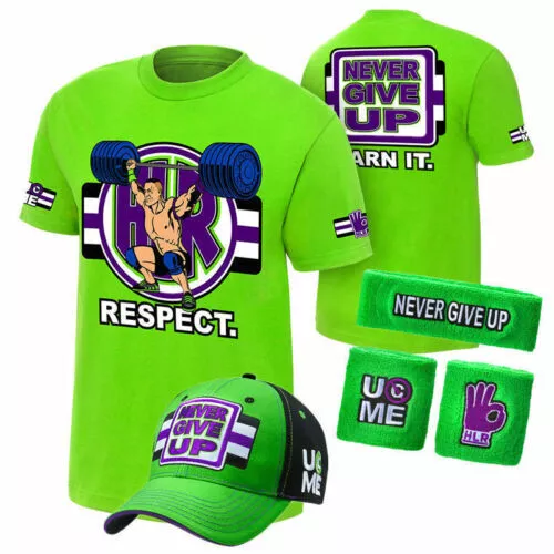 Hat T-shirt Wristbands for John Cena Costume gift jogger mens children boys * - Picture 17 of 30