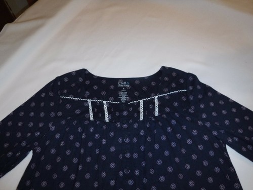 Long Sleeve maxi Sleepshirts,Croft & Barrow,size MD,SM,Multi color NWT - Picture 14 of 29