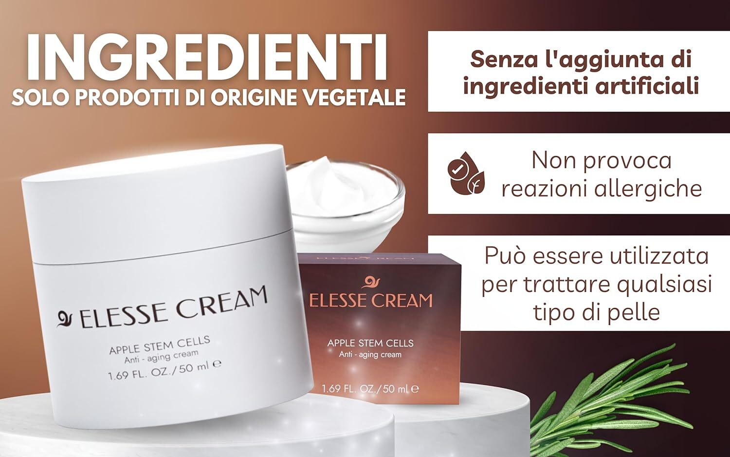Elesse Cream 50 ml: La Migliore Crema Antirughe Rigenerante Italia - 3