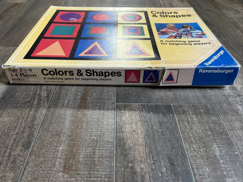Ravensburger 1970 / 1987 Colors & ￼ Shapes Matching Game Germany Ages 2 To 6 ￼ - Image 2 of 4