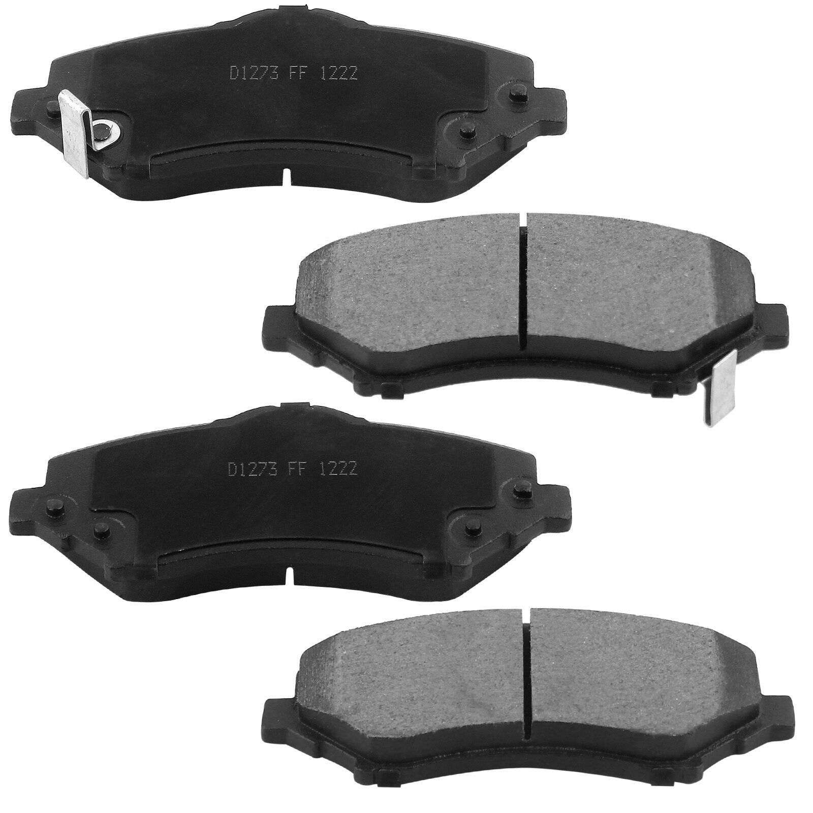 Front Brake Pads for Dodge Journey Grand Caravan Jeep Wrangler RAM C/V v4 thumbnail 2