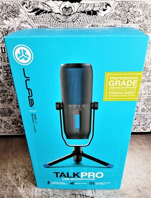 JLab Audio TALK PRO USB Microphone - 192kHz/24Bit, MTALKPRORBLK4 812887019347