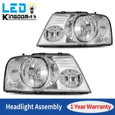 Headlights Assembly Fit For 2004-2008 Ford F150 F-150 Chrome Housing Headlamps