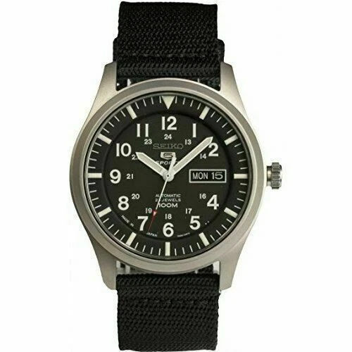 Seiko 5 Sports Stainless Steel Case Wristwatches with 23 Jewels