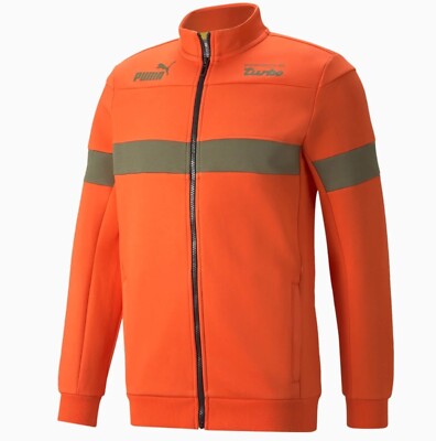 PUMA Porsche Legacy SDS Tracksuit Jacket Orange - Men's Size X