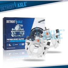 Pair Rear Brake Calipers w/ Brackets for Ford Fusion Edge Escape Lincoln MKC MKZ