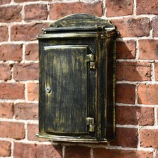 High Grade Aluminium Antique Bronze Wall Mounted Post Box Or Parcel Box