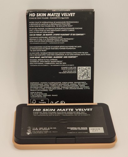 Make Up Forever HD Skin Matte Velvet Blurring Powder Foundation 2R24 Retail $44 - Picture 5 of 5
