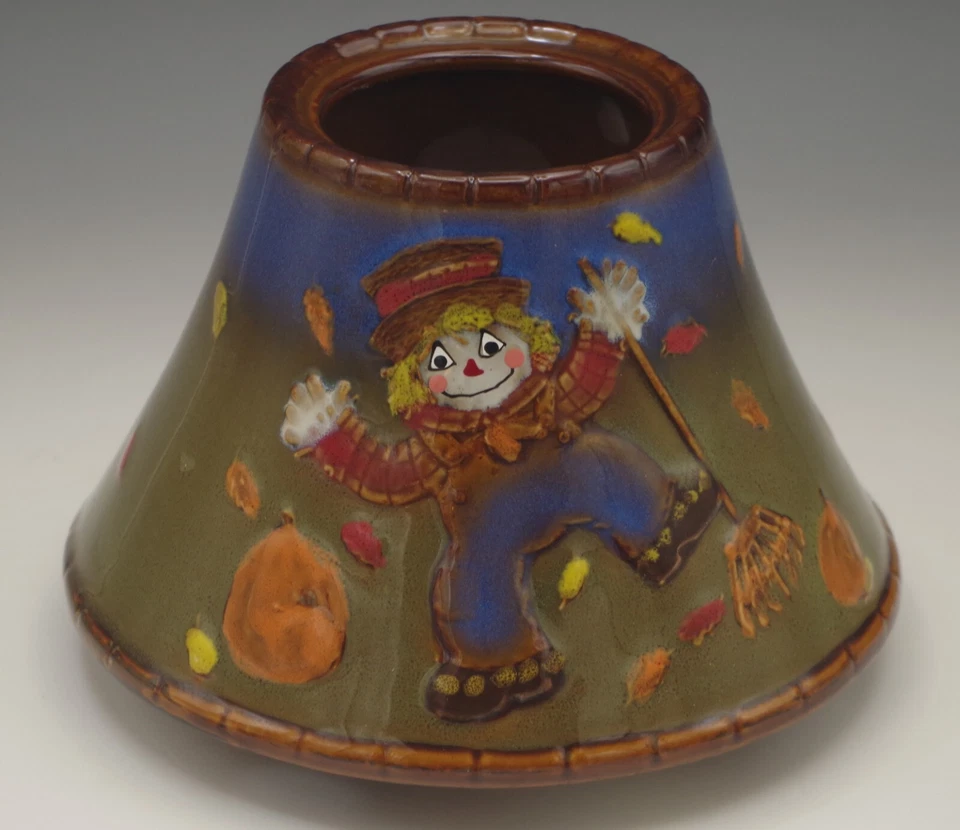 YANKEE CANDLE VINTAGE JACK O LANTERN PUMPKINS CANDLE SHADE TOPPER - Image 3 of 4