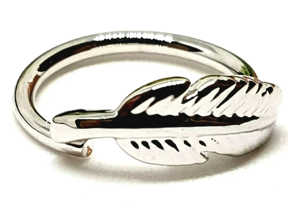 Anello naso piuma 16 g (1,2 mm) argento 925 tragus elica orecchino piercing g... - Immagine 4 di 4