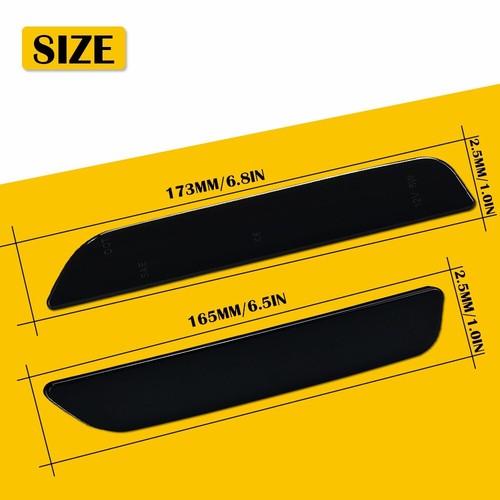 4pcs for 10-14 Ford Mustang Side Marker Light White LED Front + Rear Bumper Lamp - Picture 7 of 12