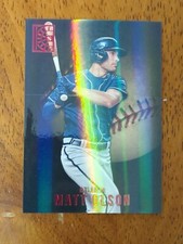 2022 Capstone Baseball Base Red Parallel #52 Matt Olson - Atlanta Braves