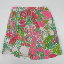 Lilly Pulitzer Blouse Size Small Tube Top Rayon Tyra Floral Print 