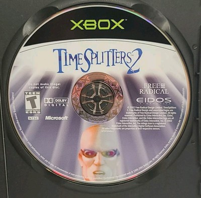 Time Splitters 2 Microsoft Xbox 2002 Disc Only Preowned 