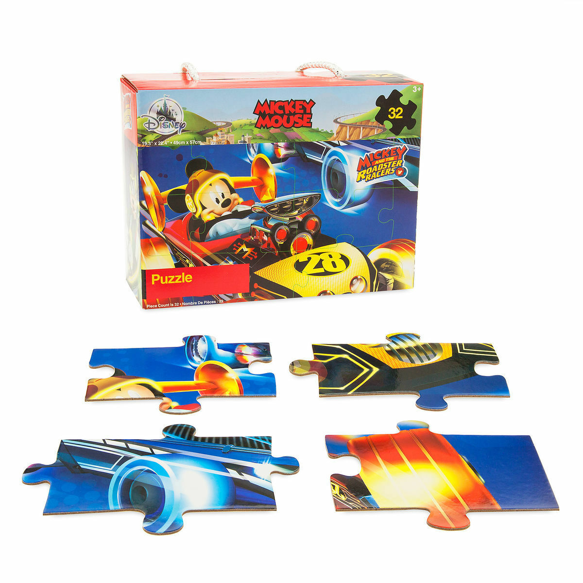 DISNEY STORE MICKEY MOUSE AND THE ROADSTER RACERS PUZZLE 32