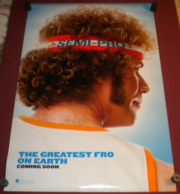 Semi-Pro Movie Poster 27x40 D/S  Will Ferrell   Woody Harrelson   Will Arnet