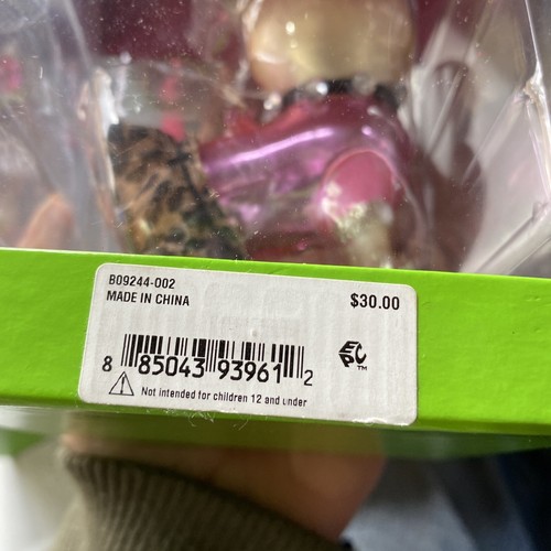 Betsey Johnson Bull Dog In Too -too Dog Ornament Christmas In Box Adorable ! - Picture 3 of 5
