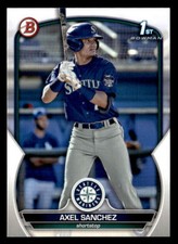 2023 Bowman #BP-73 Axel Sanchez Prospects Card Seattle Mariners