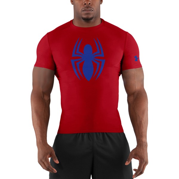Under Armour Spiderman Alter Ego Mens M Compression Shirt HeatGear 603