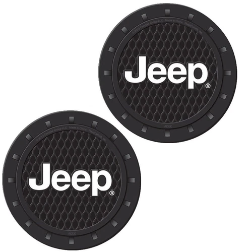 jeep 4x4 vehicle travel auto cup holder insert coaster can tire utv truck set 2