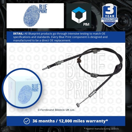 Handbrake Cable fits HONDA JAZZ Mk2 1.4 Rear Left 06 to 08 Hand Brake