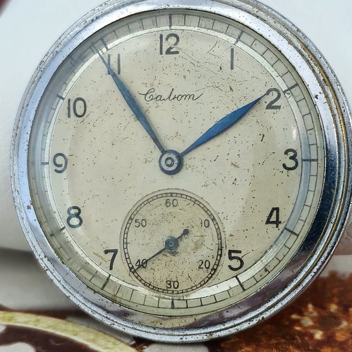 Vintage Pocket Watch USSR SALUTE 1948 year RARE SOVIET Watch MOLNIJA 3601 - Picture 11 of 22