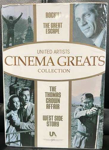 UA Cinema Greats 4 DVDs Rocky Great Escape West Side Story & Thomas Crown Affair - Picture 4 of 4