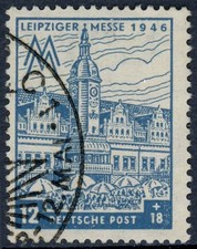 SBZ Nr. 163 X b I gestempelt Plattenfehler gepr&uuml;ft Jasch BPP 470