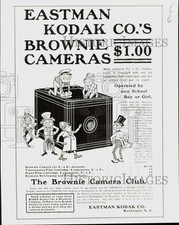 1980 Press Photo Eastman Kodak's Brownie Camera advertising poster. - nod11894
